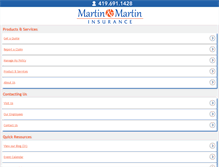 Tablet Screenshot of martinandmartinins.com